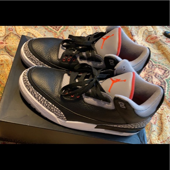 JORDAN RETRO 3 OG BLACK CEMENTS!! 100% AUTHENTIC!! - Picture 2 of 5